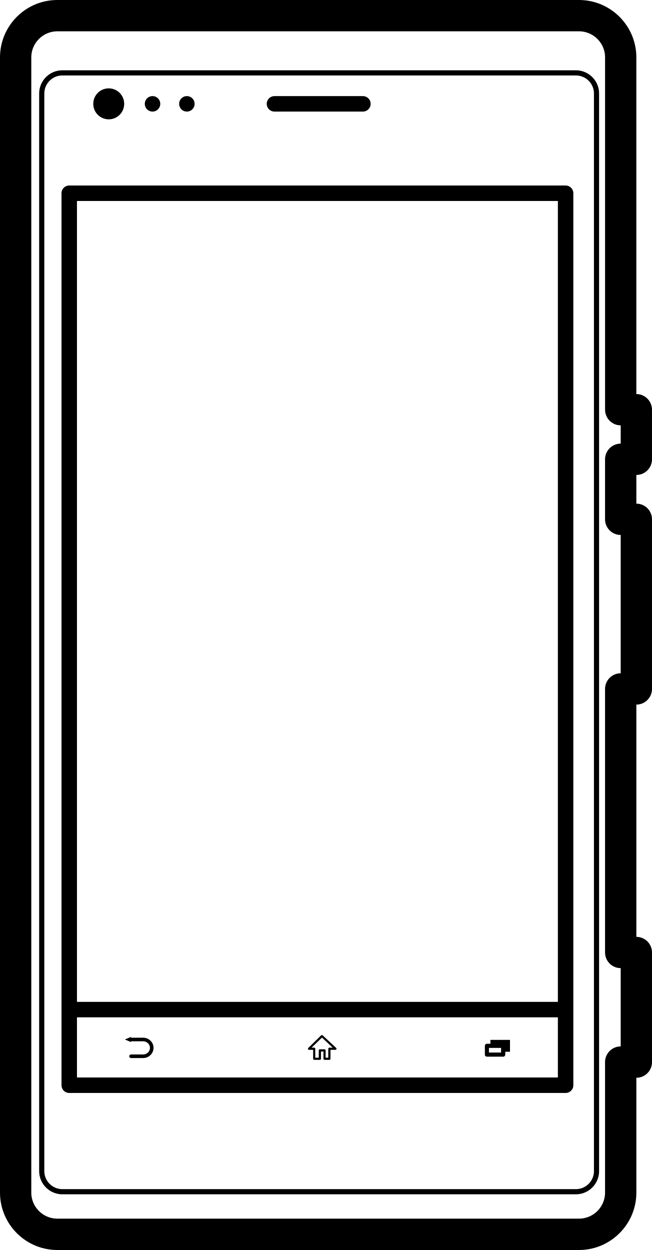 Popular Mobile Phone Model Sony Xperia M Sticker Svg Vector Free Vectors